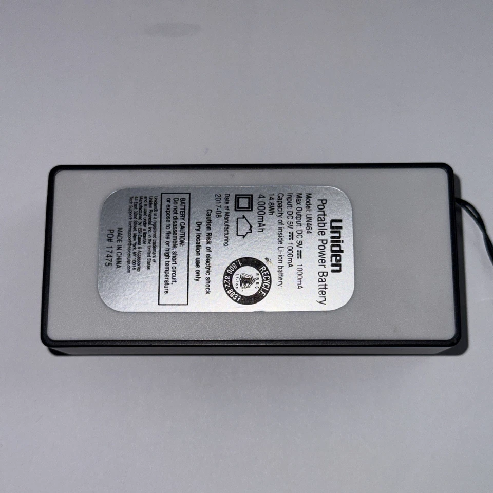 Uniden Portable Power Bank - 4,000 mAh Capacity - Изображение 2 из 2