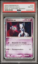 2004 POKEMON SPANISH EX RUBY & SAPPHIRE #101 MEWTWO EX-HOLO PSA 8 on eBay