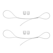 2 Pcs Replacement Threading Basketball Net Cord Accessories Chain