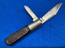 vintage ULSTER OLD TIMER BARLOW 2 blade knife 10 OT rare early schrade 100t