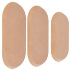 Olycraft 3Pcs Oval Pottery Molds for Clay Ceramic Wood Pottery Tools Clay Drying