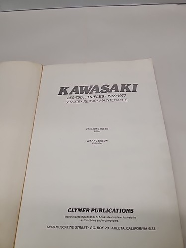 Kawasaki 250-750cc Triples 1969-1977 Clymer Service Repair Maintenance # M353 - Picture 4 of 7