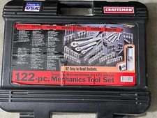 Craftsman 122 Piece Mechanics Tool Set Laser Etched