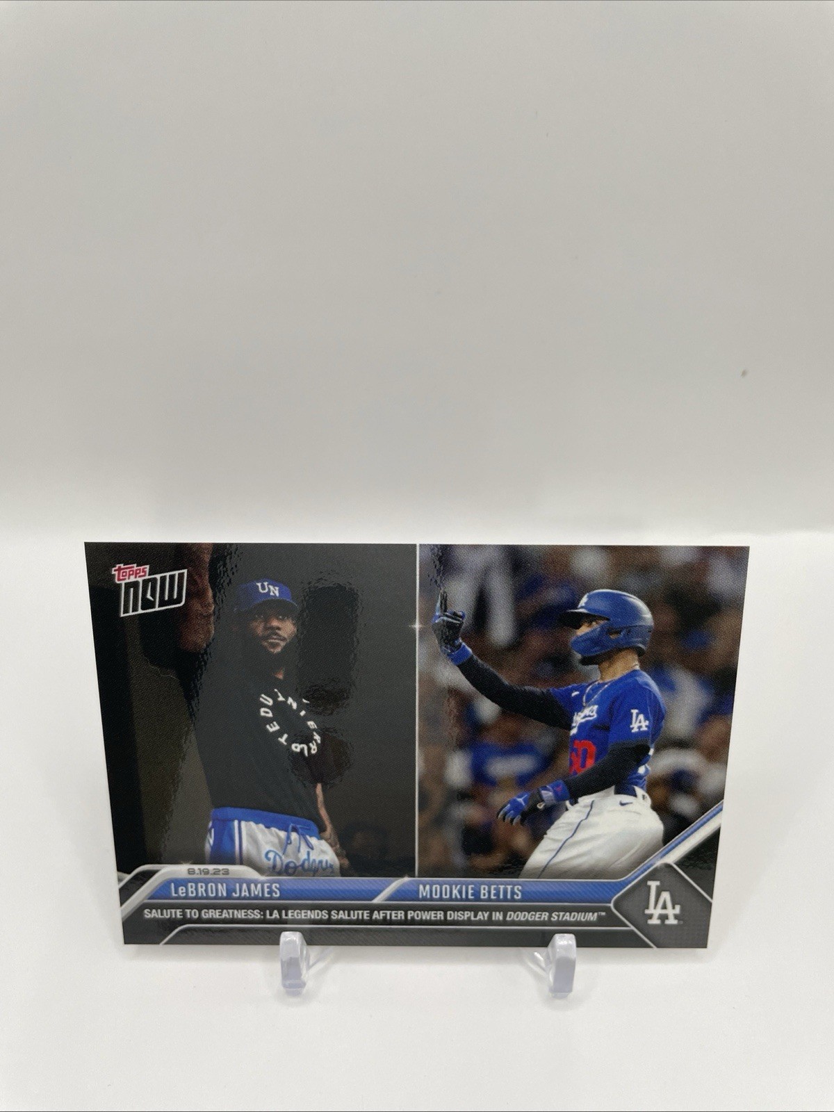 2023 Topps Now - Salute to Greatness Mookie Betts, LeBron James #736 /32719