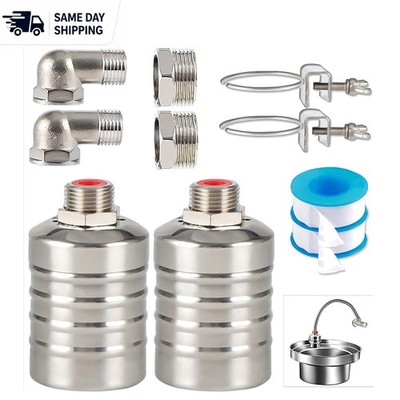 Efficient Stainless Steel 2PCS Float Valve - Automatic Water Management Solution