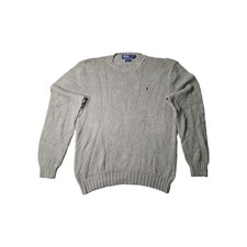 Vintage Polo Ralph Lauren Men's Sweater Size XL Fisherman Style Green/Beige