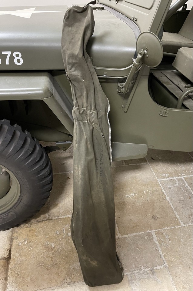 Vintage Ford GPW, Willys MB Willys M38 WW2 Dash Gun Rack Holder & Case ...