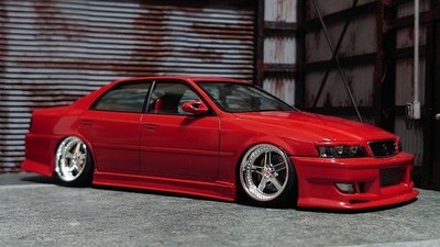 1/24 Aoshima Kunny'z Chaser JZX100 Drift Car Finished Model