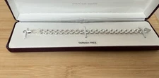 FAS Italy Sterling Silver 925 Link Tennis Bracelet 7”