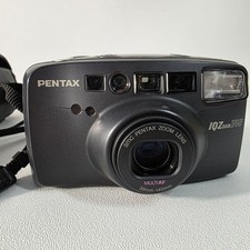 PENTAX IQZoom 140 Compact 35mm Point and Shoot Film Camera W/Battery Case Manual