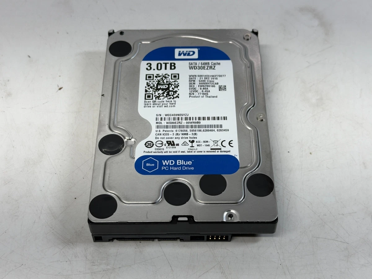 Western Digital SATA III 3 TB Internal Hard Disk Drives for sale