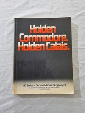 Genuine Holden VK Series Commodore & Calais Service Manual Supplement ~ 1984