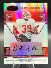 Derrick Ross 2006 Leaf Certified Materials Mirror Red Signatures /250 Auto #171