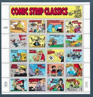 U.S. Sheet of 20 3000a t 1995 Comic Strip Classic 32 Cents MNH Very Nice!