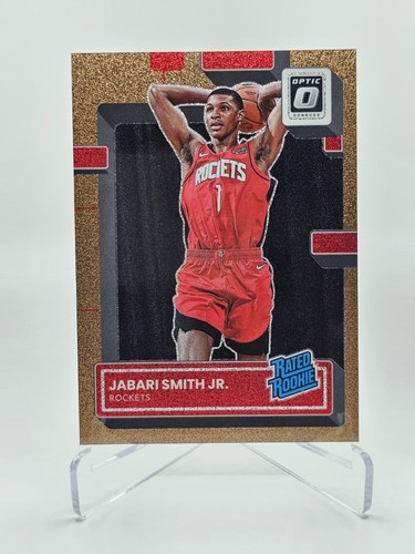 Jabari Smith Jr. [Copper Glitter] #240 2022 Panini Donruss Optic card
