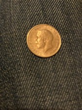 1912 George v half  Sovereign 22ct