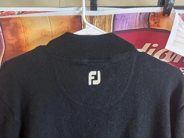 Pullover polar FootJoy para hombre 1/4 cremallera talla grande Foto 3 de 4