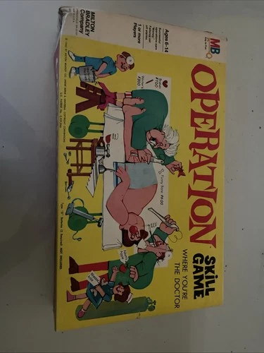 Vintage Milton Bradley Operation Skill Game