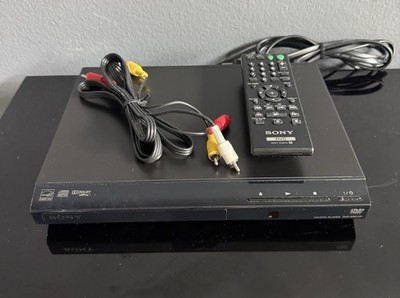 SONY DVP-SR210P DVD Player w Prog Scan & Multi Media Playback + Remote & Cables