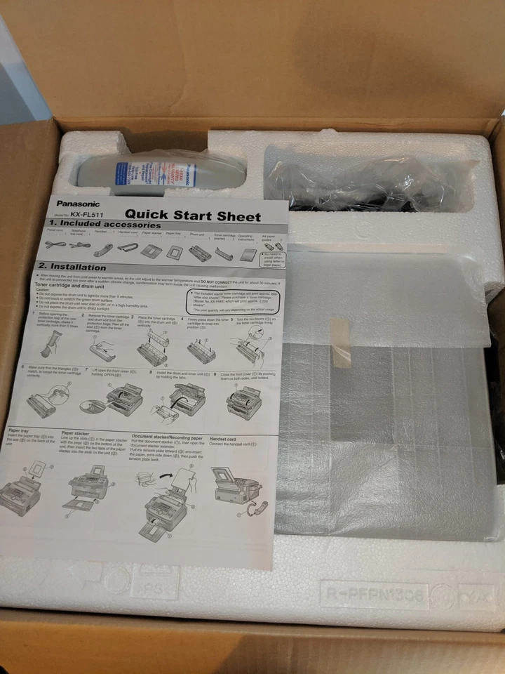 Panasonic KX-FL511 Máquina copiadora de fax láser de alta velocidad ¡NUEVA! Foto 4 de 4