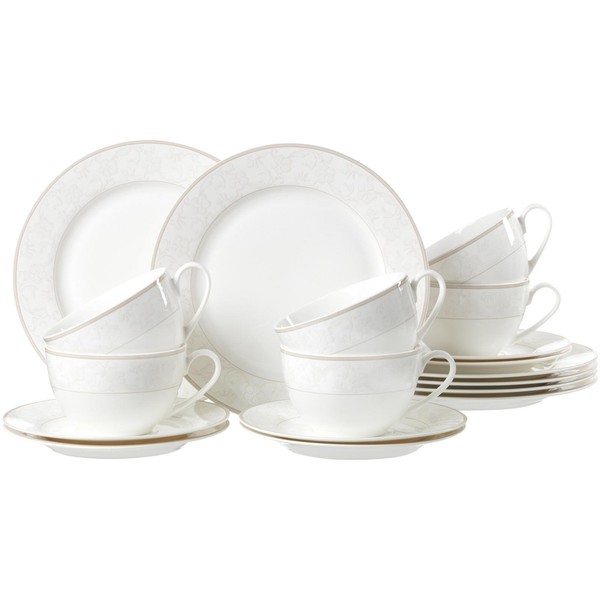 Ritzenhoff & Breker Isabella Kaffeeservice 18-Teilig Beige FüR 6 Personen-image