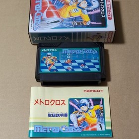 There is a box theory Metro Cross Famicom Retro game FC Namco