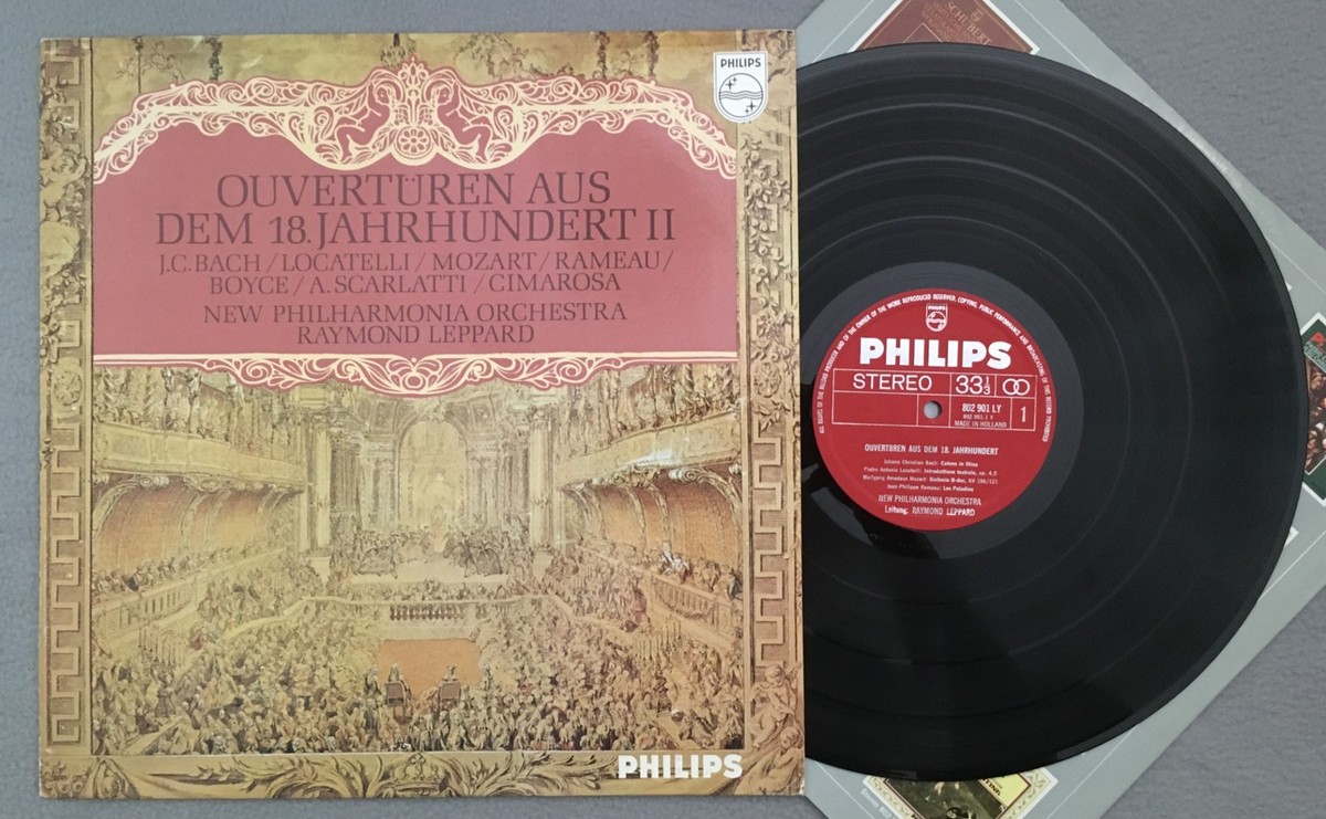 J488 Overtures from 18th Century Bach Mozart Leppard Philips