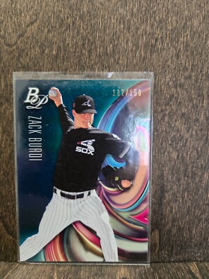 2018 Bowman Platinum Top Prospects Blue /150 Zack Burdi #TOP-59 White Sox  A