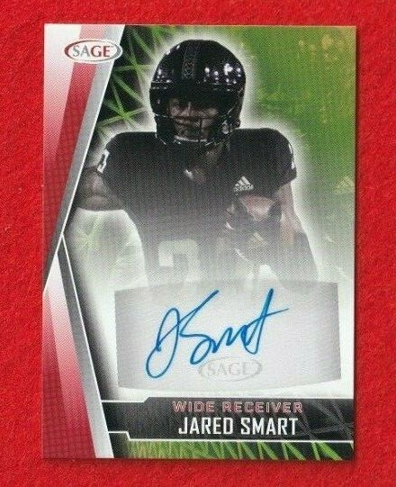 2022 Sage Jared Smart Red RC Auto Hawaii Rainbow Warriors #A-JS