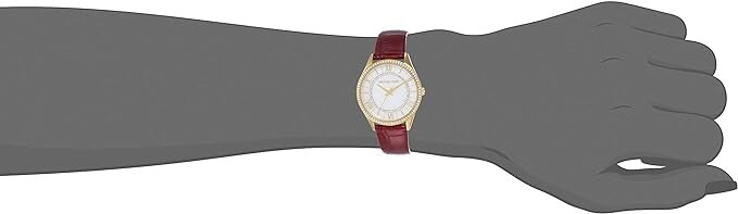 Michael Kors Lauryn Crystal White Mother of Pearl Dial
