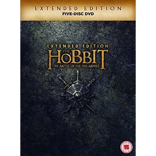 HOBBIT TRILOGY MOVIE COLLECTION 1 2 3 EXTENDED EDITION 15 DISCS SEALED UK R2 DVD - Image 4 of 4