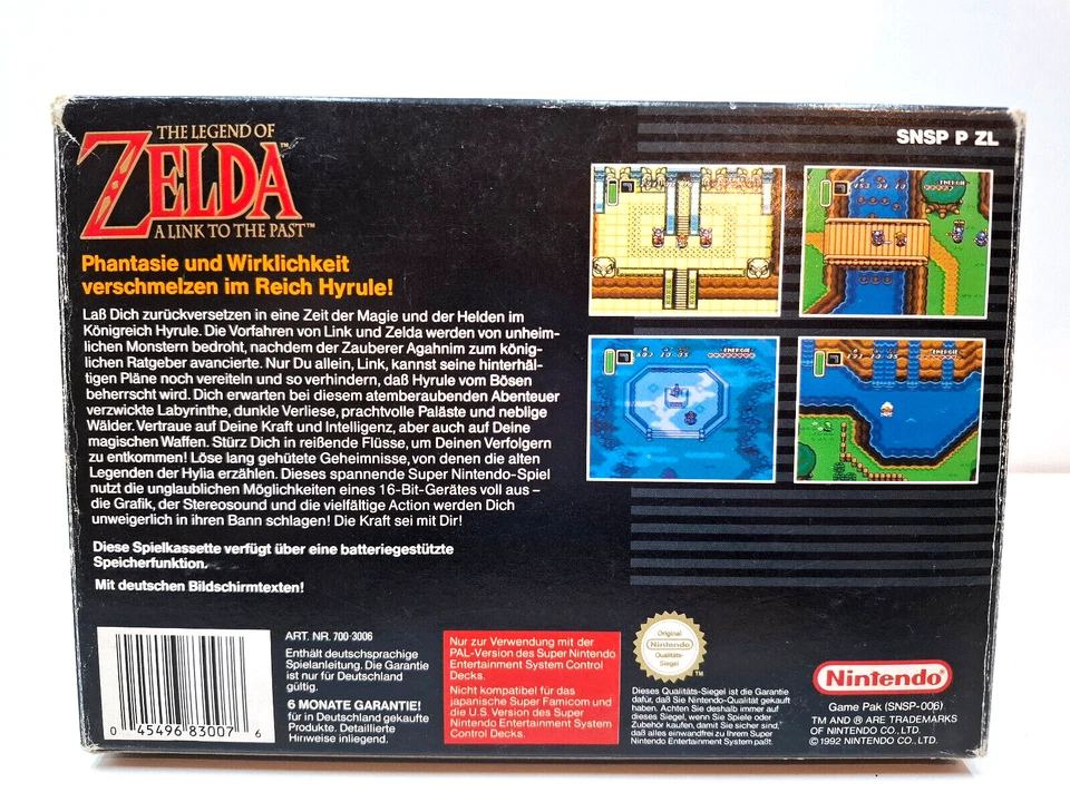 Legend of Zelda: Link to the Past - SNES - Super Nintendo Spiel (OVP) - 12168590 - Bild 2 von 4
