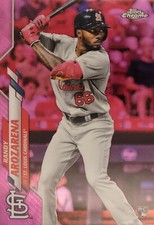 2020 Topps Chrome Baseball Base #49: Randy Arozarena Pink Refractor