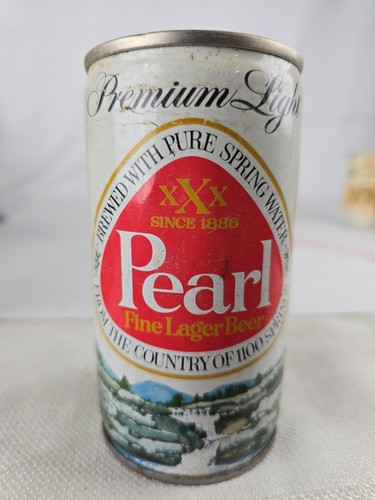 Pearl Premium Light 12oz Pull Tab Bierdose Pearl Brewing Co. San Antonio TEX