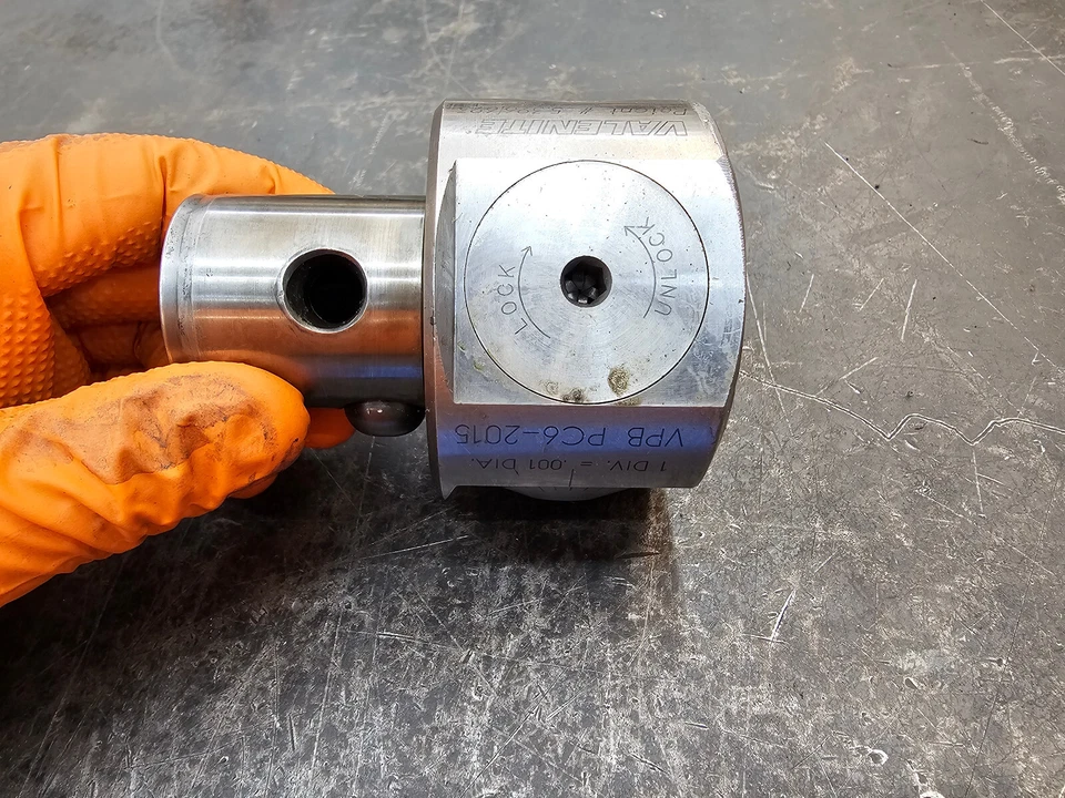 Cabezal de perforación Valenite 5/8" capacidad precisión acabado fino VPB PC6-2015 PC6 2015 Foto 3 de 4