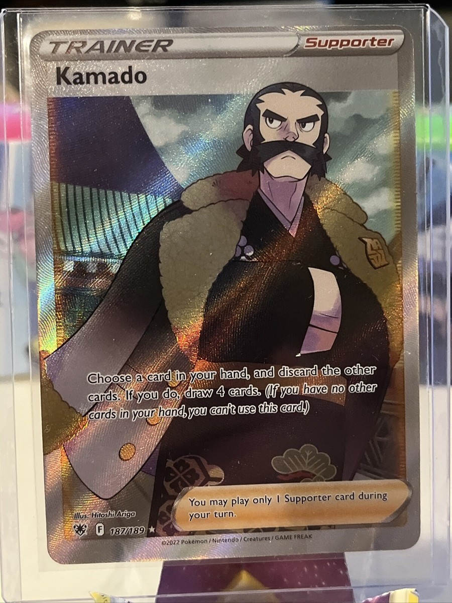 kamado pokemon card value Kamado 187/189 Astral Radiance Holo Foil Ultra Rare Pokemon Card NM OC  Error