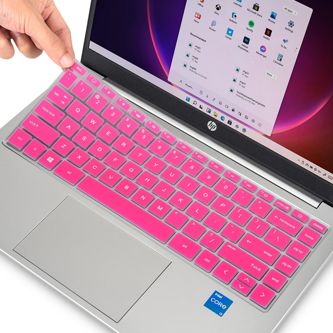 2023 HP Envy 14 2-in-1 Keyboard Cover for 14t-es000 14-es0013dx 14-es0033dx Models-image