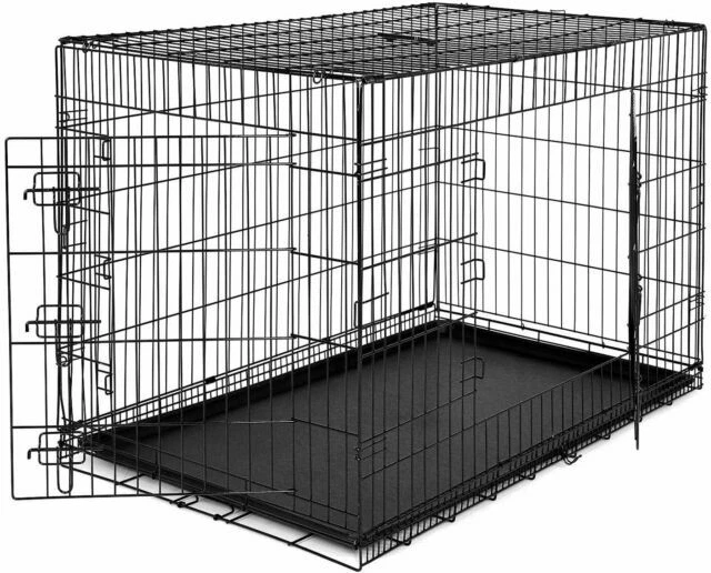 Cage de transport en métal pour le transport des chiens