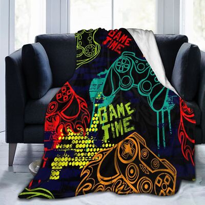Videospiel Gamepad Video Game Player Wohndecke Kuscheldecke Sofadecke Tagesdecke