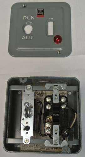 FURNAS 10BA8B--B MANUAL X LINE STARTER 115/230V, w/ NEON LIGHT - NEW SURPLUS - Picture 3 of 6