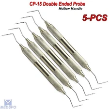 Periodontal CP15 Probe Depths Gum Teeth Examination Hollow Handle Lab Instrument