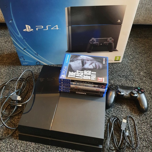 Sony PlayStation 4 500GB Jet Black Console for sale online eBay