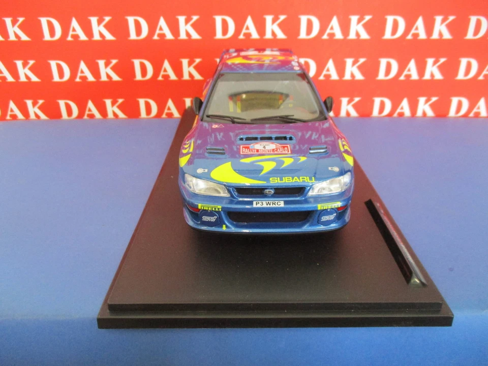 Die cast 1/18 Modellino Auto Subaru Impreza WRC Rally Monte Carlo 2007 P. Liatti - Immagine 3 di 4