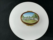 Halcyon Days Enamels Trinket Box -Wentworth