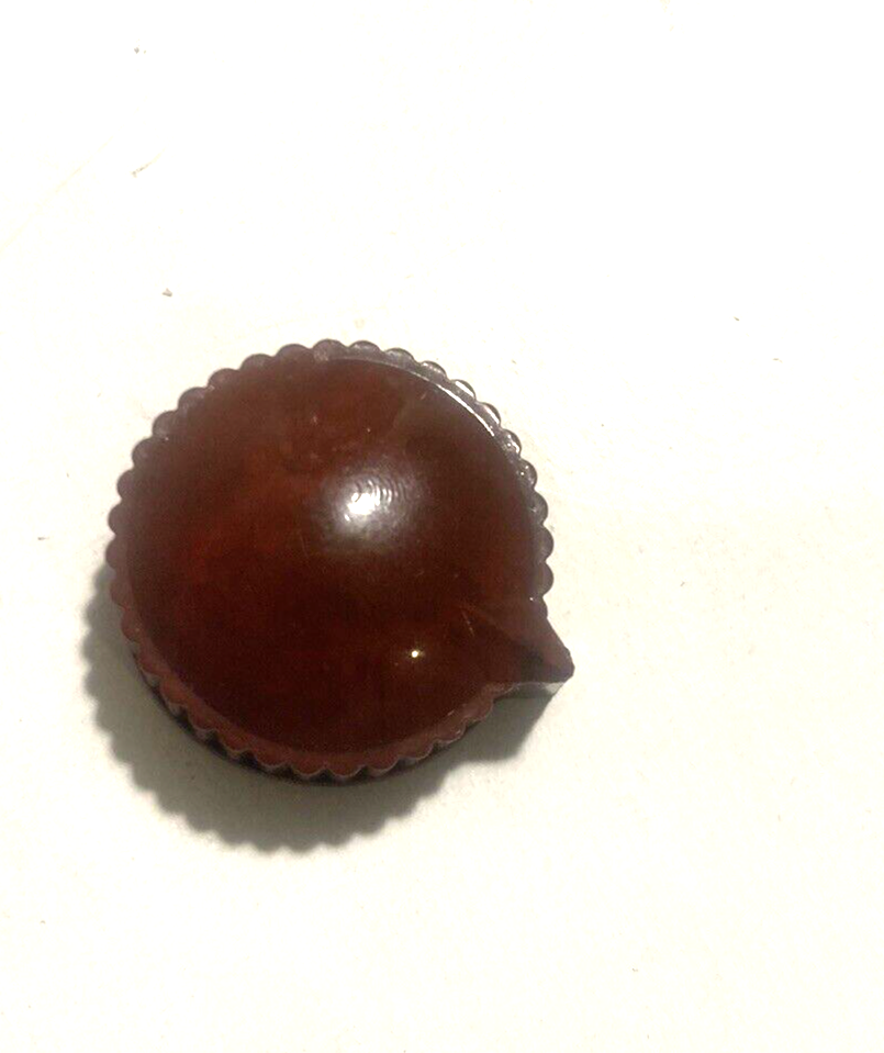 VINTAGE RADIO KNOB BROWN FOR TUBE OR SOLID STATE RADIOS PLASTIC