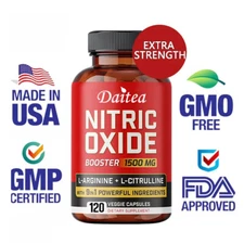 Nitric Oxide Pre-Workout + Nettle Root, Wild Yam Root - Men's, Tested