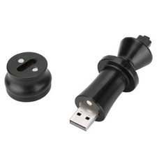 Black Wooden Chess Data Storage USB 2.0 Flash Drive U Memory Disk USB1.1 16GB