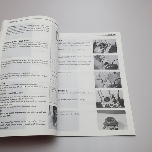 1987 Suzuki RB50 GSXR 50 Service Manual Book - Bild 5 von 8