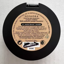 Sephora Matte Perfection Powder Foundation ~ 44 Neutral Almond ~ Full Size ~ New