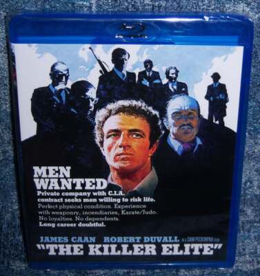 NEW RARE OOP SCORPION JAMES CAAN ROBERT DUVALL THE KILLER ELITE BLU RAY 1975